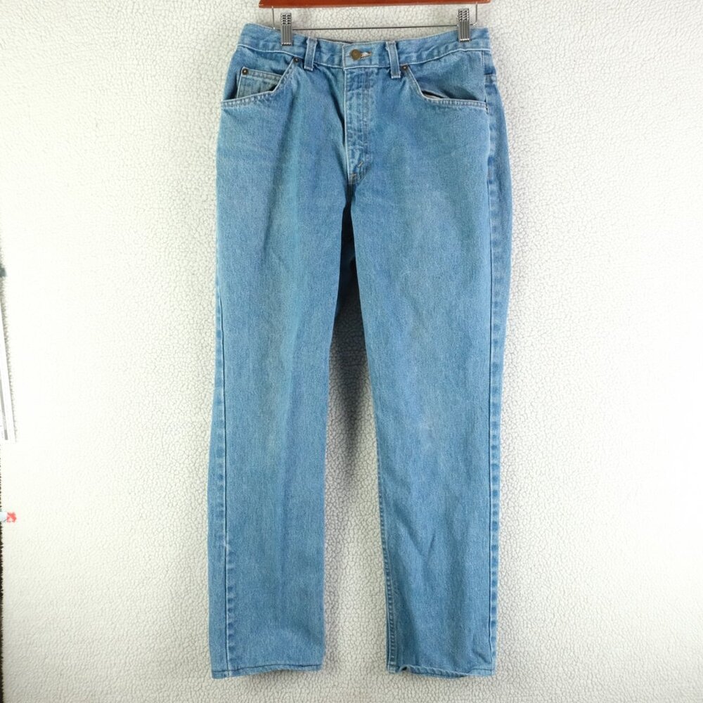 Boulet Jeans Womens 30 Blue Vintage High Rise Straight Leg Mom Heavyweight 80s